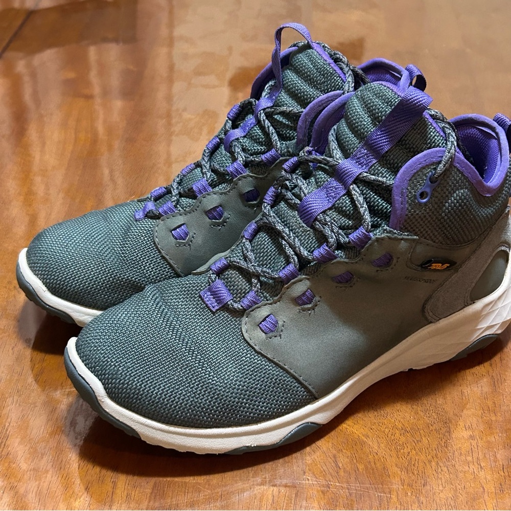 TEVA ARROWOOD VENTURE MID WATERPROOF WOMEN SHOES SPRUCE PURPLE GRAY SIZE US 7
